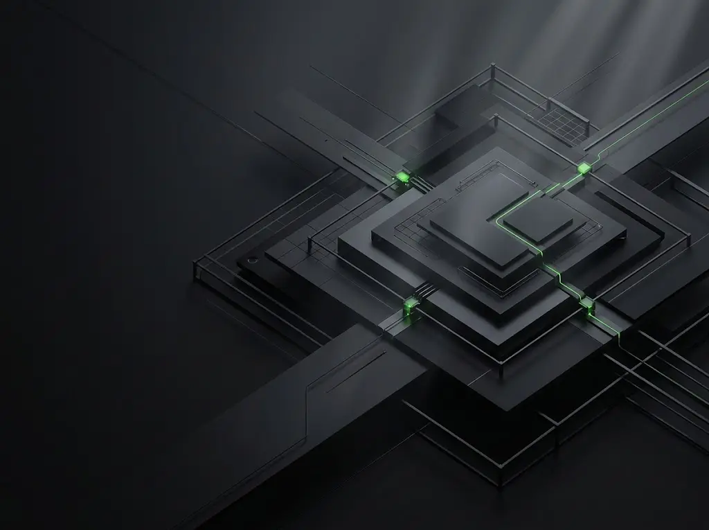 Abstract connected-system visual